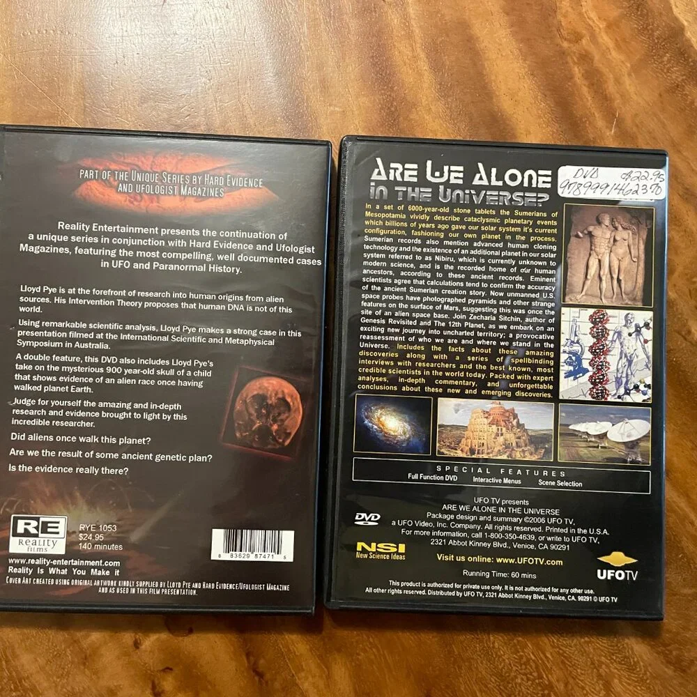 Ancient Aliens UFO Conspiracy Theory DVD Lot 8 Crop Circles History Channel - Picture 3 of 9